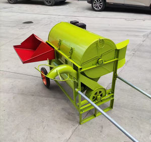 Profesyonel tarım makineleri benzinli motor Mini tahıl çeltik Sheller pirinç harman makinesi harman soyma fonksiyonu - Product Image 5