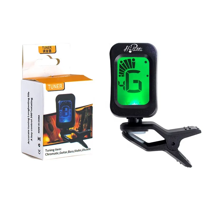 guitar tuner Tuner Guitar with Batteries for guitar violin ukulele ( Quick Response Customer Service )