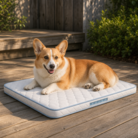 Matelas d'extérieur pour chien Golden Hour pour terrasse, structure de soutien multicouche de 8 cm ou 11 cm pour petits et moyens chiens, lit pour animaux de compagnie OEM