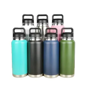 Yety Rembler 18oz 26oz 36oz Flasche vakuum isolierte Edelstahl-Wasser flasche mit Krug deckel Flasche Thermos becher Yety Becher