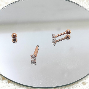 TG venta al por mayor cartílago <span class=keywords><strong>oreja</strong></span> Stud 3MM 16G 3 colores disponibles pendientes de acero inoxidable Piercing cuerpo <span class=keywords><strong>Tragus</strong></span> Helix Barbell Stud - Product Image 4