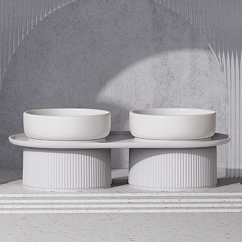 White--double bowl