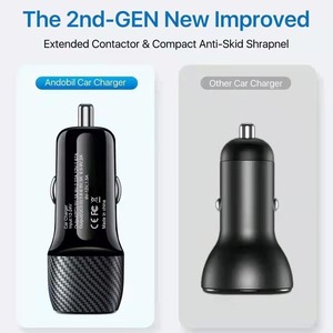 Chargeur de voiture USB rapide en fibre de carbone 15W <span class=keywords><strong>20W</strong></span> 36W Type C PD, adaptateur de charge rapide pour téléphone pour <span class=keywords><strong>iPhone</strong></span> 16 15 17 Pro Max - Product Image 5