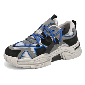 Fabricant de baskets pour jeunes à la mode, OEM, respirantes, en mesh, avec patch en caoutchouc, chaussures décontractées de style walking - Product Image 1