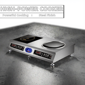 Thương mại điện cảm ứng Nồi thép không gỉ Nhà Hàng 3500W/5000W lõm phẳng thương mại đung công suất cao duy nhất - Product Image 2