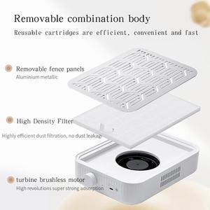 Dépoussiéreur d'ongles sans balais 48W Turbo haute puissance vitesse réglable aspirateur d'ongles rechargeable plumeau d'ongles - Product Image 5