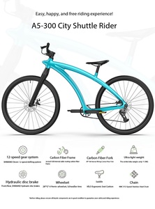 Vélo de ville à cadre en carbone de 28 pouces, Shimano Deore 12 vitesses, frein à disque hydraulique, <span class=keywords><strong>pneu</strong></span> <span class=keywords><strong>Schwalbe</strong></span>, vélo urbain pour adultes - Product Image 5