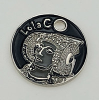 Pièce commémorative en alliage de zinc de haute qualité, argentée, personnalisable, avec émail, gaufrage et impression