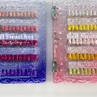 Livre d'échantillon d'ongles magnétique professionnel 120/180/240 pièces échantillons affichage Double face coloré vernis à ongles visualiseur