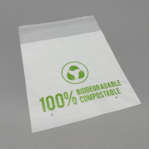 Sacs en plastique biodégradables et compostables en amidon de maïs pour supermarchés, imprimés en gravure, avec logo, pour les courses d'épicerie - Product Image 5