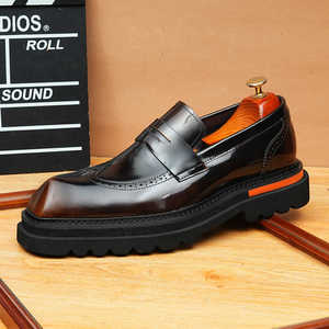 Mocasines italianos clásicos y elegantes para hombre, zapatos italianos de fiesta para hombre, zapatos negros casuales de negocios para hombre - Product Image 6