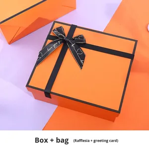 Caja de Regalo de Cartón Naranja Mate de Alta Gama 018 <span class=keywords><strong>para</strong></span> <span class=keywords><strong>Manualidades</strong></span> - Product Image 6