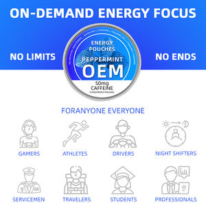 Kantong Energi Nootropik Fokus dan Energi Suplemen Kesehatan L-Tyrosine 15g Rasa Wintergreen Mint Kantong Energi Nootropik - Product Image 6