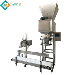 High accuracy 10-50 KG/BAG wheat soybean peanut packing machine with sealing machine