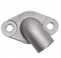 Raccord coudé en acier inoxydable OEM certifié ISO9001, fabriqué par procédé de soudure à la cire perdue au silicat de silice, usiné CNC, par une fonderie d'acier