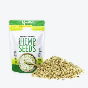 OEM Packaging Bulk Hulled Hemp Kernel Shelled Organic Hemp Seeds