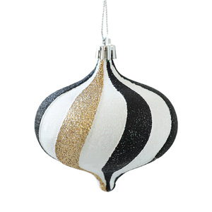 Bolas de Navidad irrompibles con purpurina, adornos colgantes para árbol de Navidad, bolas decorativas en espiral para Navidad - Product Image 5