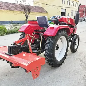 Çin üretici en iyi fiyat yeni 4wd çiftlik kompakt traktör 3 nokta PTO monte çekilebilir hidrolik kazıcı eki satılık