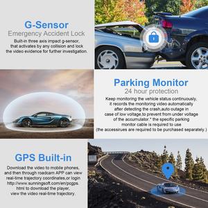 חדש כניסות וידאו לרכב מקליט 3 מצלמה מקף מצלמת 1080p מכונית שחורה תיבת נהג מקליט עבור ראיית לילה <span class=keywords><strong>dvr</strong></span> מכונית - Product Image 6