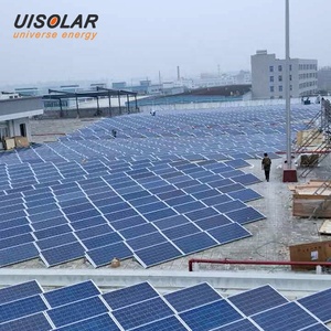 Système de support solaire photovoltaïque sans rail en aluminium, à installation rapide, pour toit plat en béton - Product Image 2