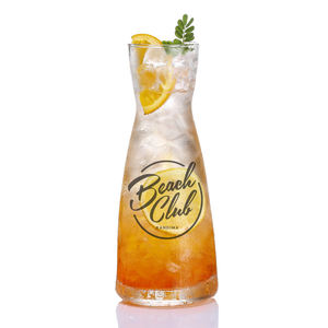 Marque personnalisée Carafe à jus en verre de 580ml 20oz Contenants à jus Carafe Bormioli Rocco Misura - Product Image 1