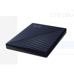 Portable Hard Disk <b>My</b> for Blue (USB-<b>C</b>) 2 TB Portable Hard Drive <b>My</b> for Mac USB-<b>C</b> Hard Drive 2 TB Hard D - Product Image 2