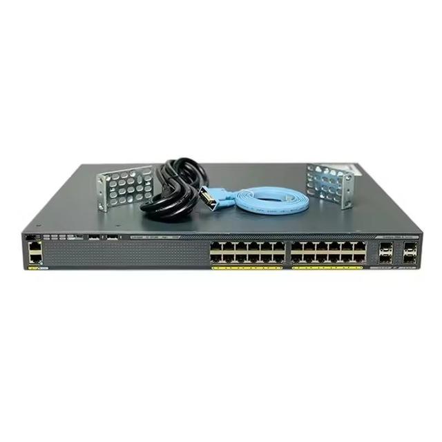 Used Cisco WS-C2960-24PC-L 2960 Series 24 Port PoE Switch