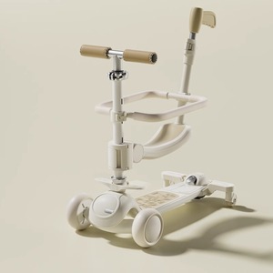 儿童滑板车最佳价格自平衡3轮，带轻型滑板车儿童踢滑板车 - Product Image 3