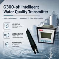 Analyseur de pH et ORP à montage sur panneau ACITEK, contrôleur RS485 MODBUS 4-20mA, étanche IP65, écran LCD, double relais, précision 0,01pH, qualité de l'eau