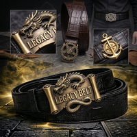 Boucle de ceinture de cowboy antique plaquée or en alliage de zinc avec logo personnalisé pour hommes et femmes, par des créateurs de mode occidentaux