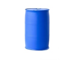 Fûts en plastique HDPE recyclables bleus de 200 litres à double anneau pour le stockage et l'emballage de l'eau