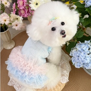 Vestito Estivo di Lusso per Cani con Bretelle, Gonna in Rete Fresca e Paillettes - Abito da Principessa per Animali Domestici - Product Image 5