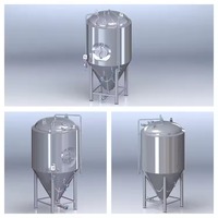 Cuve de Fermentation Conique en Acier Inoxydable 304/316 MICET 10BBL pour Bière Artisanale, Brasserie, Bar, Pub, Restaurant