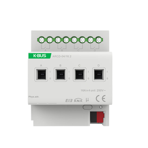 GVS cung cấp điện k-bus mờ điều khiển KNX thiết bị truyền động eib nhà thông minh công nghệ tự động hóa khách sạn hệ thống nhựa 16A - Product Image 1