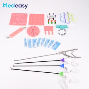 กล่องเครื่องมือฝึกจำลองกล้องส่องผ่านกล้องพร้อมเครื่องมือส่องกล้อง4ชิ้น - Product Image 3