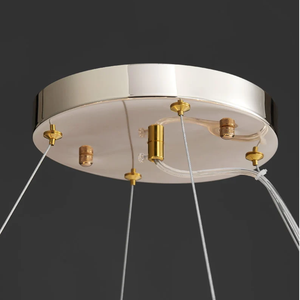 Artistique Blanc Verre Plume D'oie LED lustre créatif villa chambre Éclairage Lustre <span class=keywords><strong>Suspension</strong></span> Luminaire Lampen Pour Foyer - Product Image 6