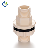 Raccord en PVC-C de haute qualité de Chine, 1/2 à 2 pouces, ASTM2846, connecteur de réservoir, tuyau d'eau fileté