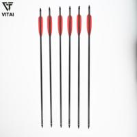 Flèches en carbone pur VITAI, adaptées au tir à l'arc avec stabilisateur, flèches et arc spécialement assortis pour le tir