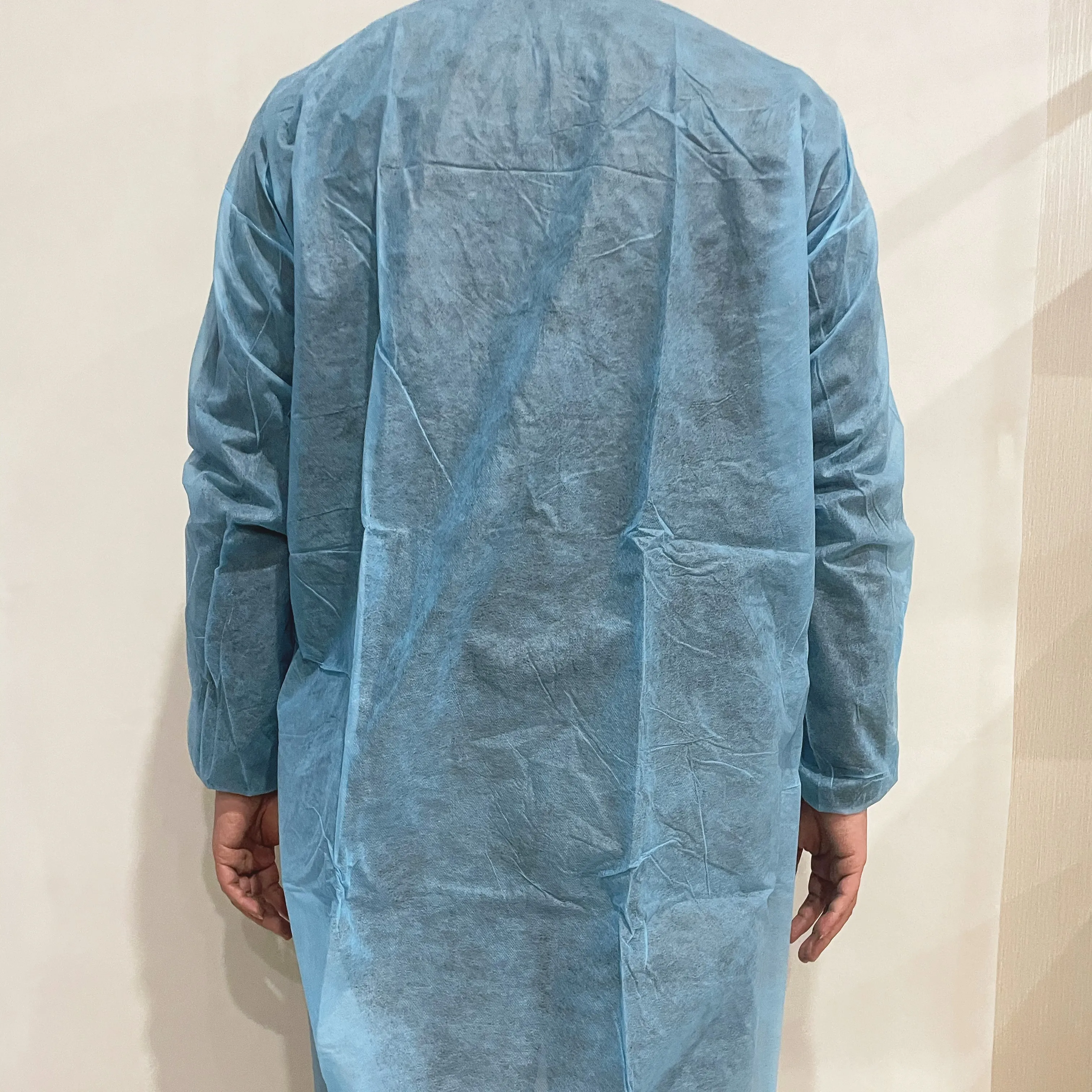 PP Lab Mantel 25 g blau Lab Mantel mit Knopf keine Tasche XL zwei Stück verkauf