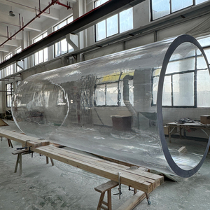 Groothandel Custom Hoge Kwaliteit Clear Fish Tank Grote Cilinder Acryl Rond <span class=keywords><strong>Aquarium</strong></span> - Product Image 4