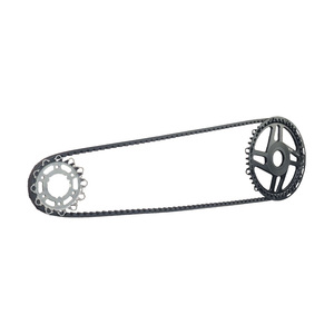 Usine de fabrication d'entraînement par <span class=keywords><strong>courroie</strong></span> personnalisée BCD 104mm 130mm pignon de plateau <span class=keywords><strong>vélo</strong></span> et système d'entraînement par <span class=keywords><strong>courroie</strong></span> de <span class=keywords><strong>vélo</strong></span> électrique - Product Image 2