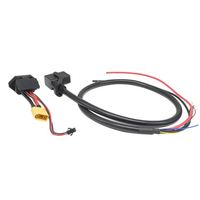 Connecteur personnalisé pour vélo électrique, prise de batterie pour moteur électrique, câble de chargement étanche mâle et femelle, 2 + 6 prises avec faisceau de câblage en ligne