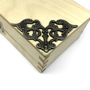 Mingmao Hardware Zinc Alloy <b>Corner</b> <b>Protector</b> Antique Butterfly Shape For Wooden Box Decorative Flat Hollowed Out - Product Image 1