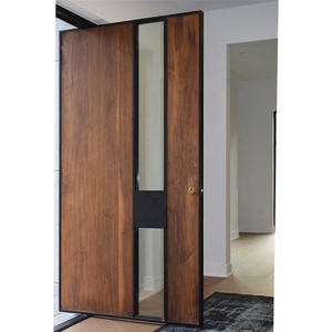 <span class=keywords><strong>Porte</strong></span> <span class=keywords><strong>d</strong></span>'<span class=keywords><strong>entrée</strong></span> double à battants en bois massif moderne, étanche, pour hôtel et usage commercial, à faible coût - Product Image 3