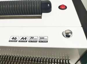 Máxima capacidad de encuadernación 25 hojas de electricidad máquina de encuadernación en espiral para encuadernación de oficina - Product Image 6