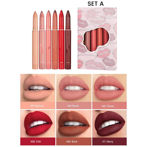 Rouge à lèvres OEM personnalisable couleur, 2-en-1, crayon à lèvres et teinte longue tenue à base d'eau, sensation hydratée et lisse, marqueur pour les lèvres - Product Image 3