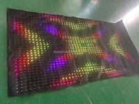 Lampe de signalisation LED IP65 1,44x0,96 cm avec LED RGB pour animation vidéo et éclairage de scène, batterie rechargeable