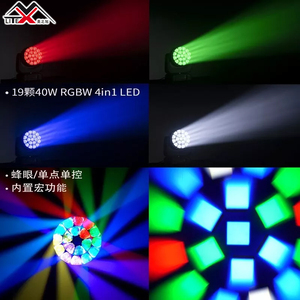 Ip65 19x40 wát LED Bee Eye K15 Aqua Zoom rửa di chuyển đầu ánh sáng cho ngoài trời DJ tổ chức sự kiện - Product Image 4
