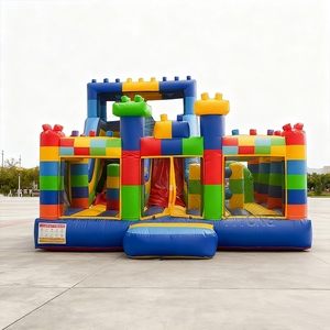 Commercial Inflatable Obstacle Course with <b>Slide</b> <b>Indoor</b> Outdoor Kids Bounce House Playground - Product Image 3