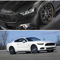Ford Mustang 2015 bis 2017 Upgrade LED-Scheinwerfer Mit Tagfahrlicht Plug-and-Play Frontlichter Auto-Zubehör Scheinwerfer